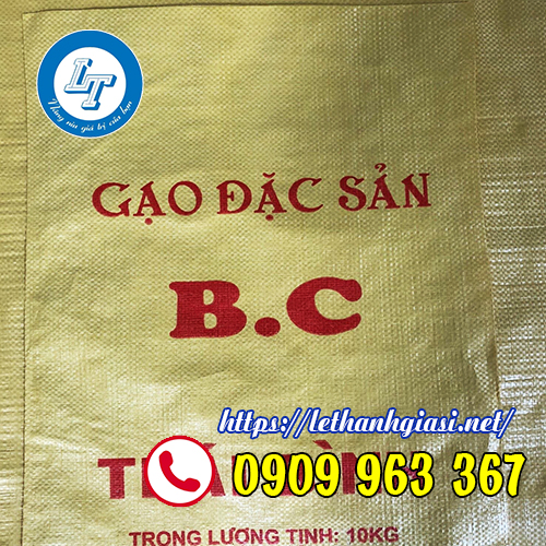 MUA BAO ĐỰNG GẠO LOẠI 2KG, 5KG, 10KG Ở ĐÂU GIÁ RẺ? bao dệt pp đựng gạo