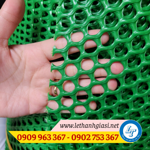 Bán lưới nhựa mắt cáo nhiều màu giá rẻ tại TPHCM lưới nhựa mắt cáo màu xanh lá cây