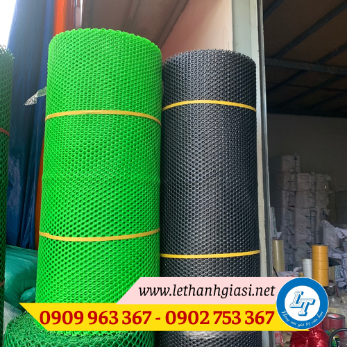 Bán lưới nhựa mắt cáo nhiều màu giá rẻ tại TPHCM lưới nhựa mắt cáo màu xanh lá, màu đen