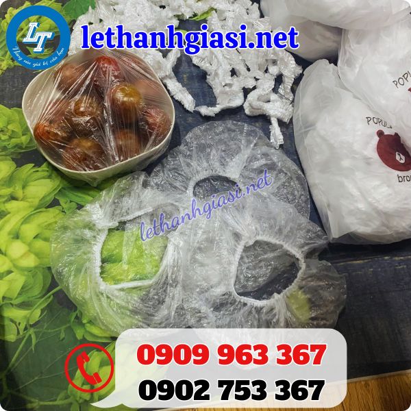 báo giá sỉ set 100 cái màng bọc thực phẩm túi gấu có chun