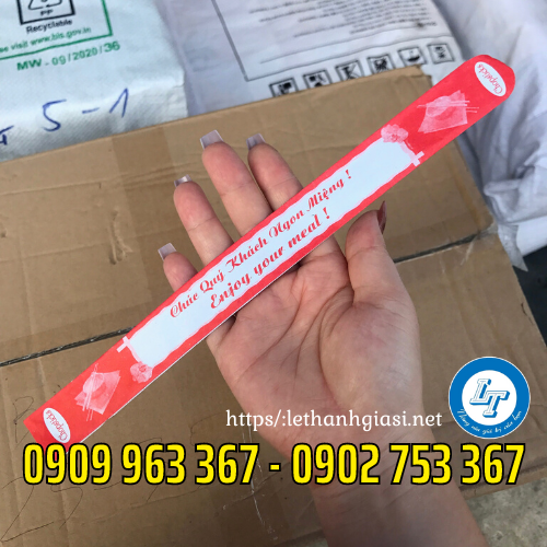 Mua bao giấy bọc đũa muỗng giá rẻ tại TPHCM bao giấy bọc đũa