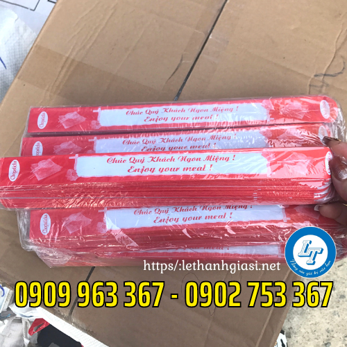 Mua bao giấy bọc đũa muỗng giá rẻ tại TPHCM bọc giấy đựng đũa