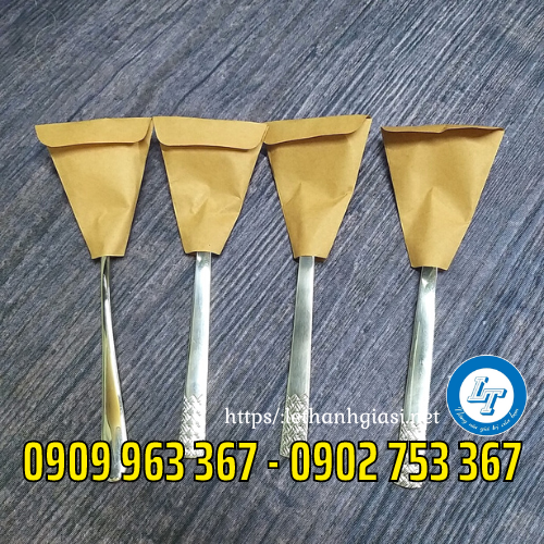 Mua bao giấy bọc đũa muỗng giá rẻ tại TPHCM bao giấy đựng muỗng