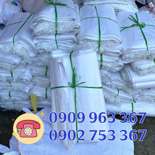 bao tải màu trắng