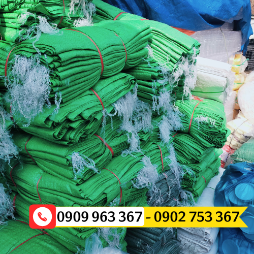 Đại lý bán bao tải đựng nước đá giá rẻ bao tải dứa đựng nước đá màu xanh lá