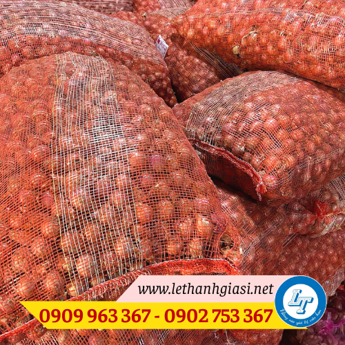 Cung cấp bao tải lưới đựng nông sản giá rẻ Miền Nam bao tải lưới đựng hành tỏi