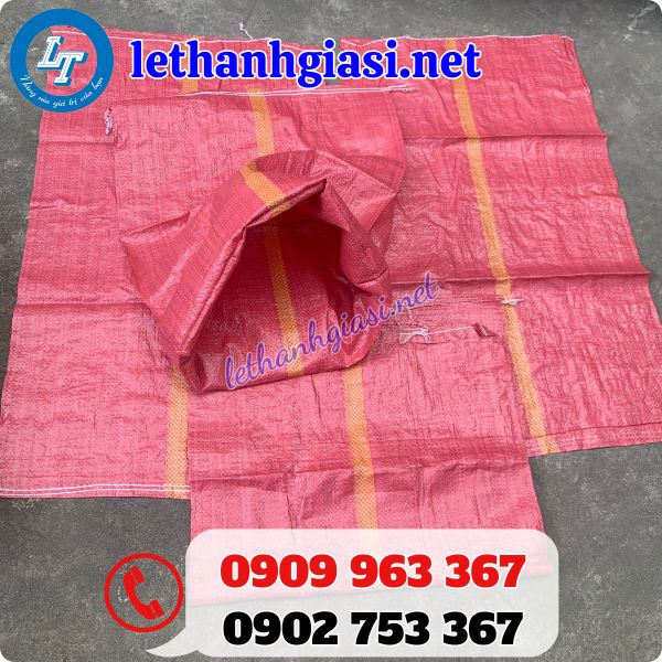 bao tải pp dứa 50kg màu đỏ giá rẻ giao nhanh toàn quốc