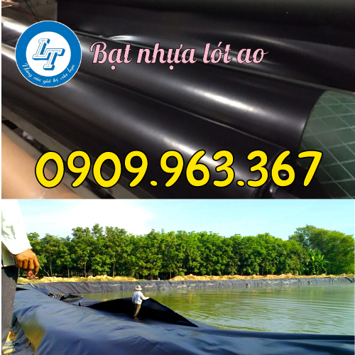 Cung cấp bạt lót ao tôm, hồ cá, bể bơi giá rẻ bạt nhựa chống thấm HDPE