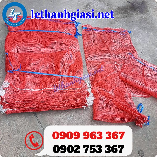 bỏ sỉ giá rẻ bao tải lưới leno đựng nông sản hành tỏi