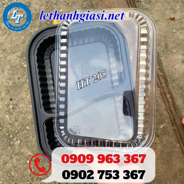 bỏ sỉ hộp nhựa đế đen nắp trong chất lượng giá rẻ