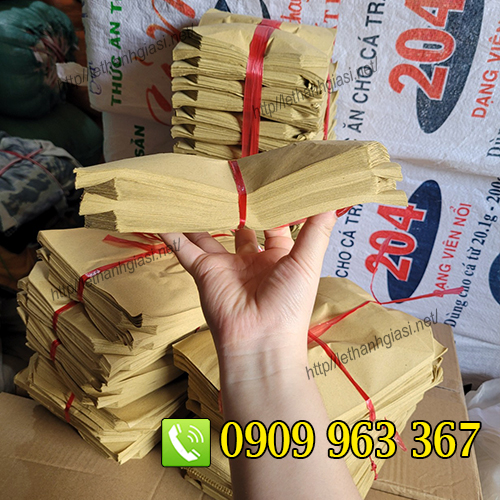TÌM MUA TÚI GIẤY ĐỰNG ĐỒ ĂN NHANH GIÁ RẺ túi giấy không quai màu nâu