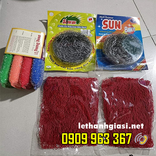 5 LOẠI MIẾNG RỬA CHÉN CHÀ NỒI GIÁ RẺ CHẤT LƯỢNG các loại miếng cước rửa chén chà nồi