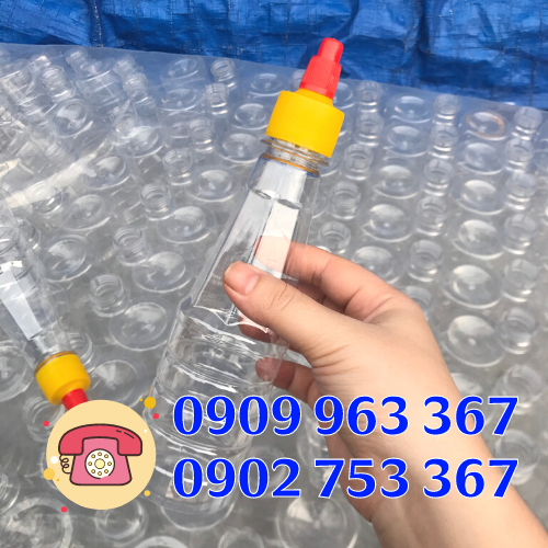 Lấy sỉ chai nhựa đựng tương ớt ở đâu TPHCM chai nhựa đựng tương ớt 250ml