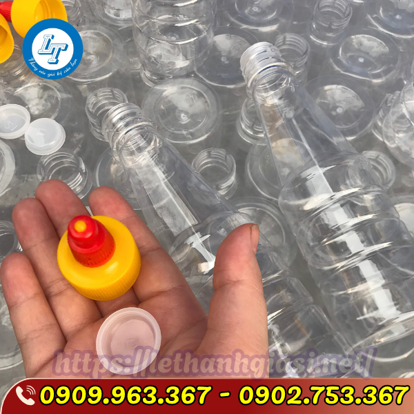 VỎ CHAI NHỰA ĐỰNG TƯƠNG ỚT, TƯƠNG CÀ chai nhựa tương ớt