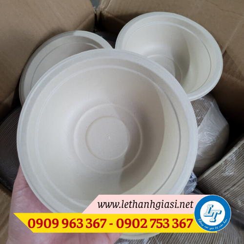 Sỉ rẻ tô bã mía có nắp dùng 1 lần tại TPHCM tô bã mía 350ml