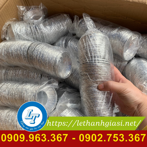 CHÉN GIẤY BẠC TART TRỨNG GIÁ SỈ TPHCM chén giấy bạc