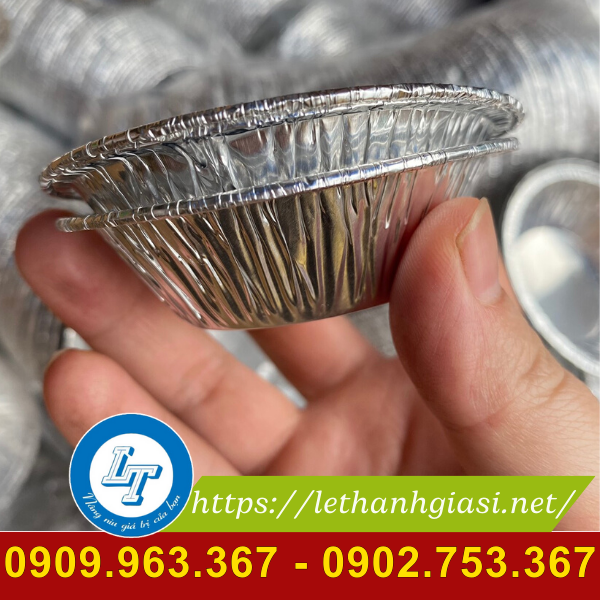 CHÉN GIẤY BẠC TART TRỨNG GIÁ SỈ TPHCM chén giấy bạc