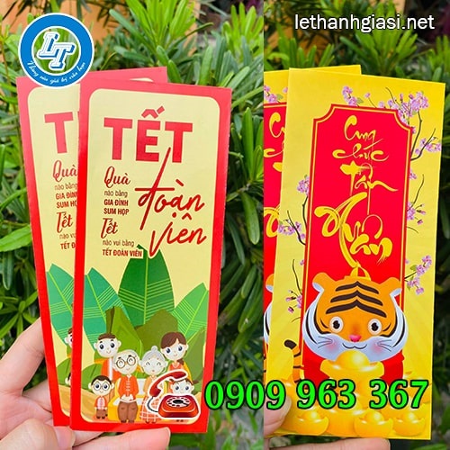 BÁN GIÁ SỈ BAO LÌ XÌ TẾT ĐẸP MẪU MỚI NHẤT 2022 bao lì xì tết