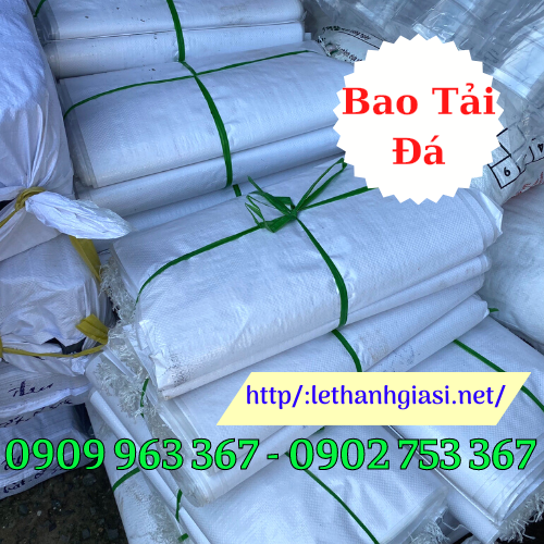 Cung cấp bao bì đựng đá viên giá rẻ TPHCM bao tải đựng đá viên màu trắng