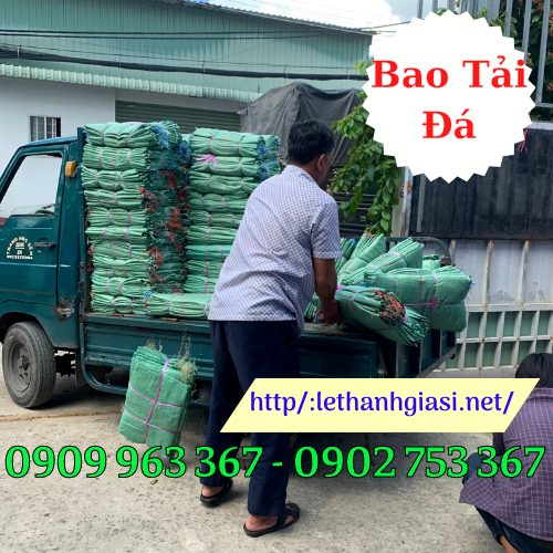 Cung cấp bao bì đựng đá viên giá rẻ TPHCM bao tải dứa đựng nước đá