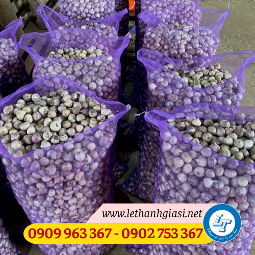 Cung cấp bao tải lưới đựng nông sản giá rẻ Miền Nam bao tải lưới màu tím đựng hành tỏi