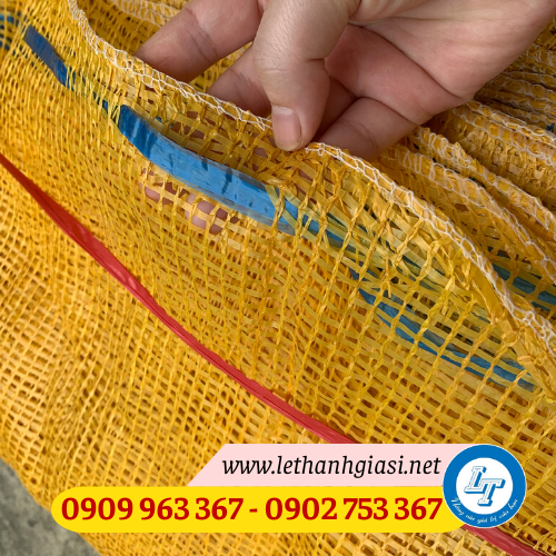 Cung cấp bao tải lưới đựng nông sản giá rẻ Miền Nam bao tải lưới có dây rút