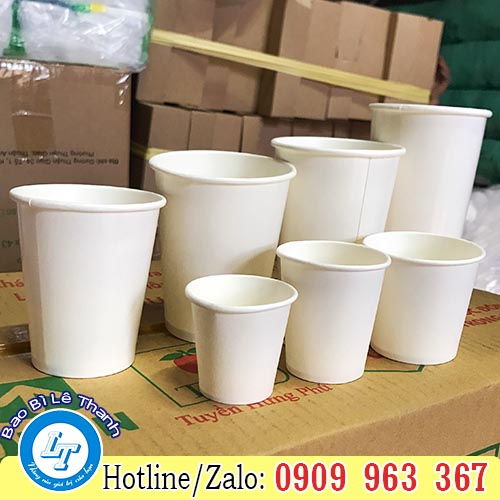 Chỗ bán ly giấy giá rẻ nhất TPHCM ly giấy dùng 1 lần nhiều kích thước