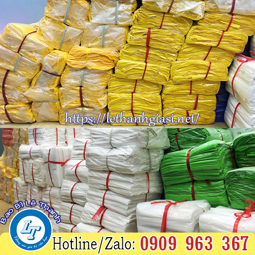 MUA TÚI HỘT XOÀI GIÁ SỈ Ở ĐÂU TPHCM? túi hột xoài pe bóng dẻo nhiều màu