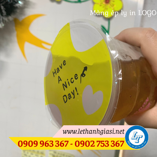Mua cuộn màng ép ly có in hình ở đâu giá rẻ? màng dán miệng ly