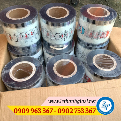 Giá sỉ màng ép ly thùng 12 cuộn màng ép ly in logo
