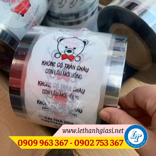 Giá sỉ màng ép ly thùng 12 cuộn màng ép ly in logo