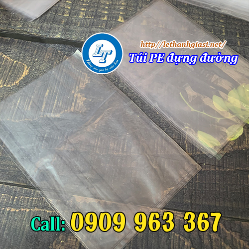 TÚI BÓNG ĐỰNG ĐƯỜNG MUA Ở ĐÂU GIÁ RẺ túi pe 1 lít đựng nước lèo