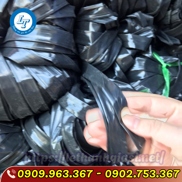 DÂY NI LÔNG KHÂU BAO GIÁ SỈ ĐỦ LOẠI DÂY NILON BẸ BẢN LỚN ĐEN