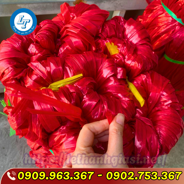 DÂY NILON KẼM MỀM DÂY NILON KẼM MỀM MÀU ĐỎ