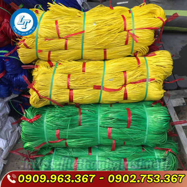 DÂY NILON SỢI NHỎ BÓ 1KG ĐỦ MÀU dây nilon kẽm sợi nhỏ