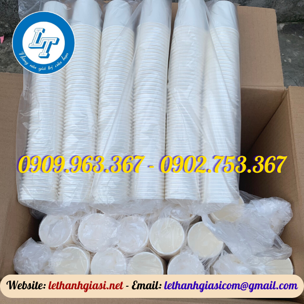 SỈ THÙNG LY GIẤY TRẮNG 2.5 OZ DÙNG MỘT LẦN ly giấy nhỏ trắng