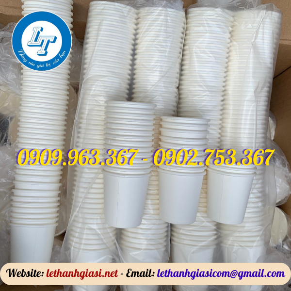 SỈ THÙNG LY GIẤY TRẮNG 2.5 OZ DÙNG MỘT LẦN ly giấy nhỏ trắng
