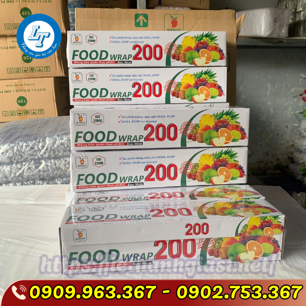 MÀNG BỌC THỰC PHẨM FOOD WRAP 200 MÀNG BỌC THỰC PHẨM FOOD WRAP 200