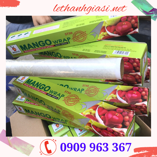BỎ SỈ MÀNG BỌC THỰC PHẨM LOẠI NHỎ GIÁ TỐT màng bọc thực phẩm mango wrap
