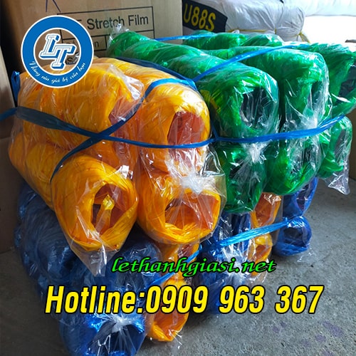 TÌM MUA DÂY NILON BUỘC HÀNG GIÁ RẺ TẠI CƠ SỞ SẢN XUẤT dây nilon nem cuộn nhỏ đủ màu