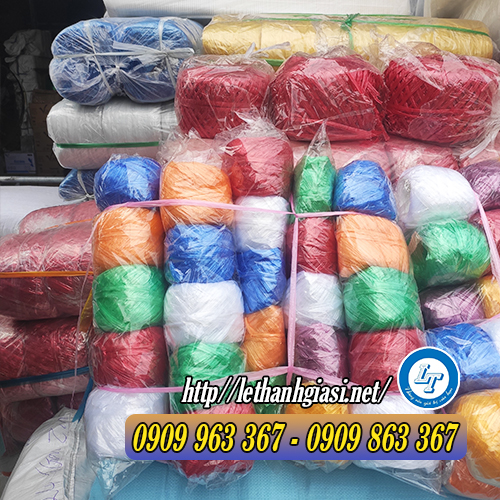 DÂY NI LÔNG NEM CUỘN LỚN, CUỘN NHỎ GIÁ RẺ ĐẠI LÝ dây ni lông nem nhiều màu