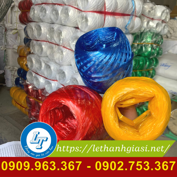 Bán ddây nilon nem cuộn 100g nhiều màu giá sỉ tốt dây nilon nem