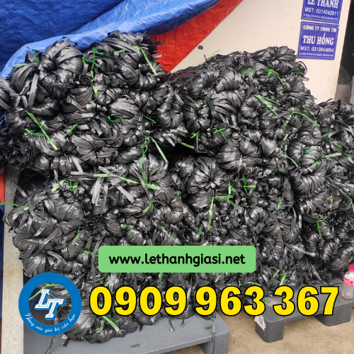 Dây nilon bẹ đen bóng giá rẻ 1 bó bao nhiêu tiền? dây ni lông bẹ