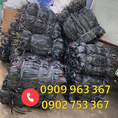 Bán dây nilon bẹ đen bóng cột hàng giá rẻ dây nilon bẹ đen