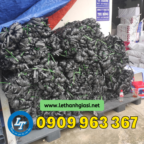 Dây nilon bẹ đen bóng giá rẻ 1 bó bao nhiêu tiền? dây ni lông bẹ đen