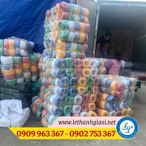 Sỉ lẻ dây nilon cuộn nem 500g, 1kg giá tốt nhất thị trường dây nilon nem cuộn trộn màu