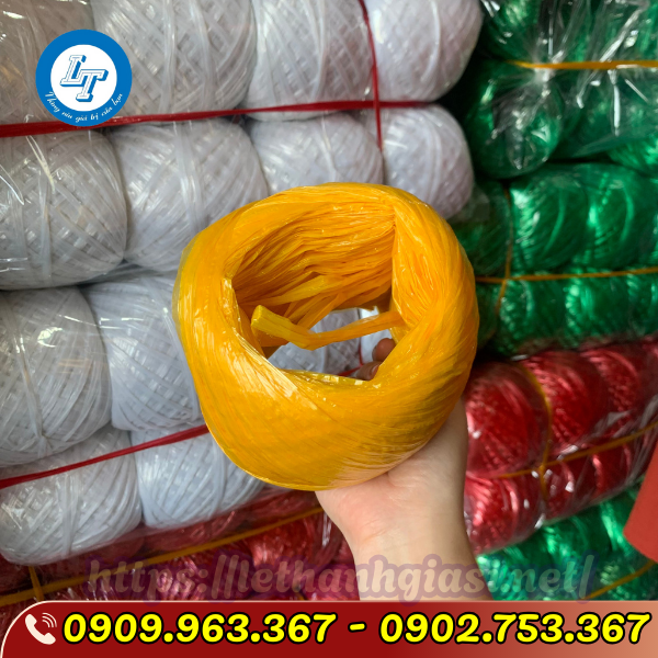 DÂY NILON CUỘN NHỎ NHIỀU MÀU GIÁ RẺ GIAO NHANH dây nilon 100g