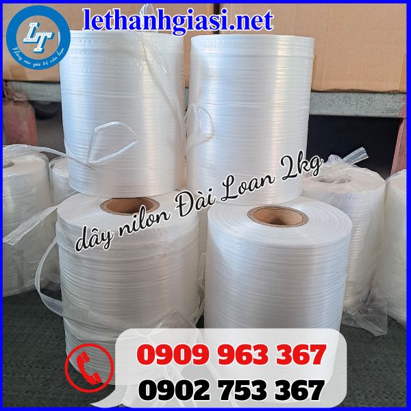 dây nilon đài loan quấn máy 2kg màu trắng giá sỉ rẻ toàn quốc dây nilon đài loan quấn máy 2kg màu trắng giá sỉ rẻ toàn quốc