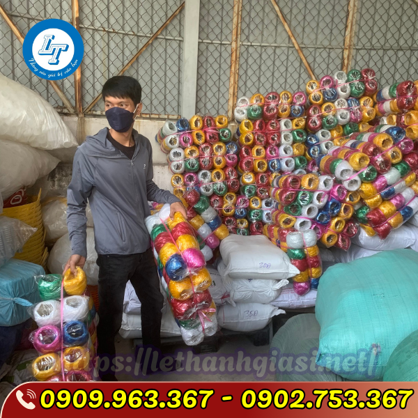 DÂY NILON MÀU VÀNG DÂY NILON NEM CUỘN NHỎ