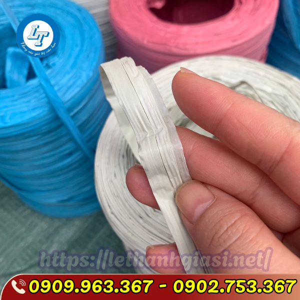 ĐỊA CHỈ BÁN SỈ DÂY NILON ỐNG 700GR, 1KG, 2KG, 3KG TẠI TPHCM dây nilon trắng